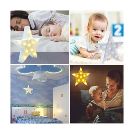 Lámpara Infantil Veladora Con Forma De Estrella Lámpara Infantil Veladora Con Forma De Estrella