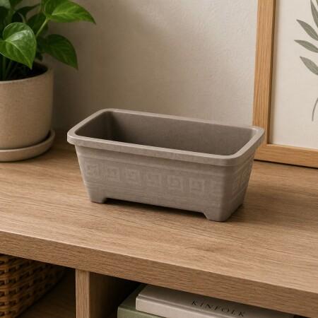 MACETA JARDINERA RECTANGULAR 350ML ARENA MACETA JARDINERA RECTANGULAR 350ML ARENA