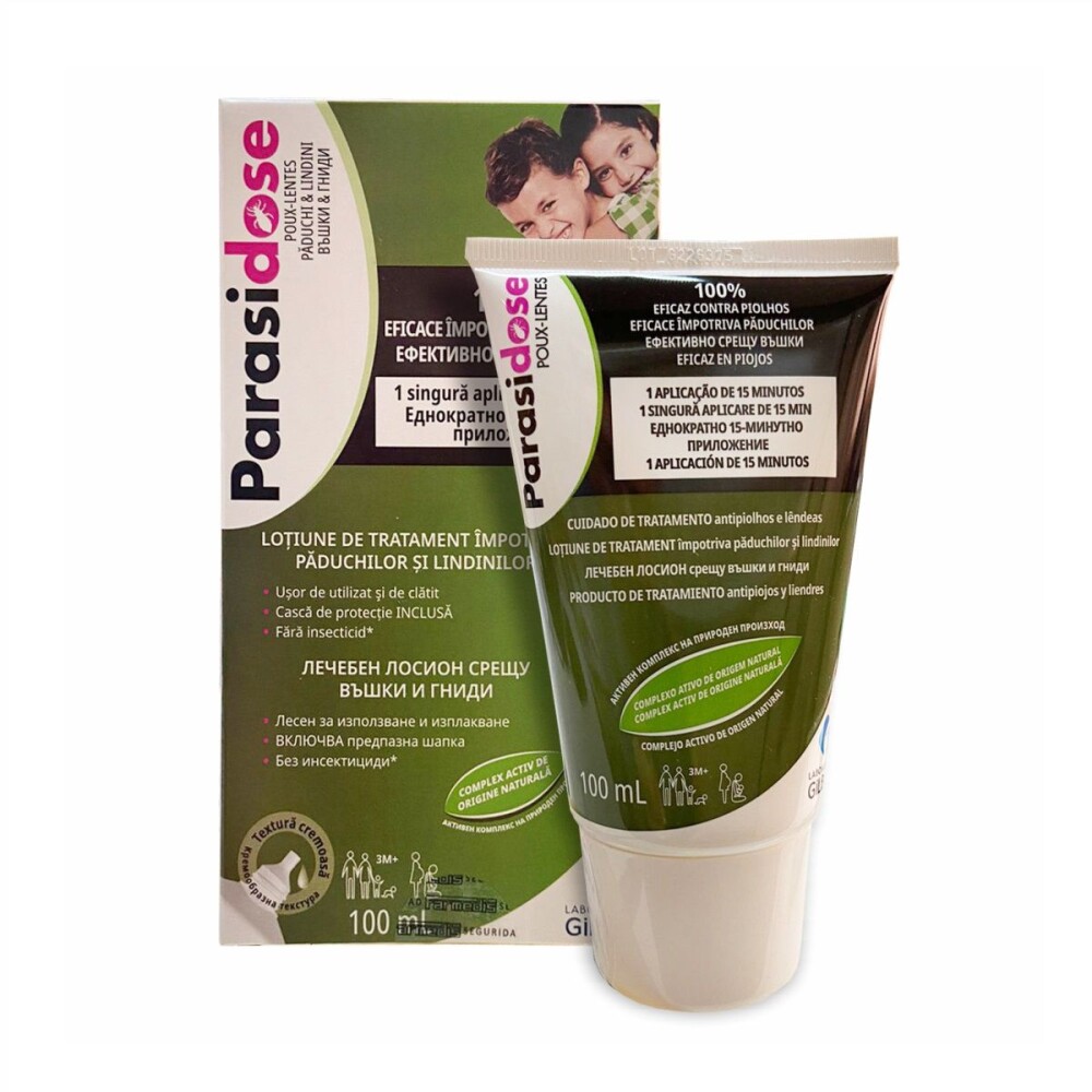 PARASIDOSE LOCION CREMOSA POMO X 100 ML. única