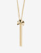 Collares Largos Metal Collar Largo De Metal - Dorado