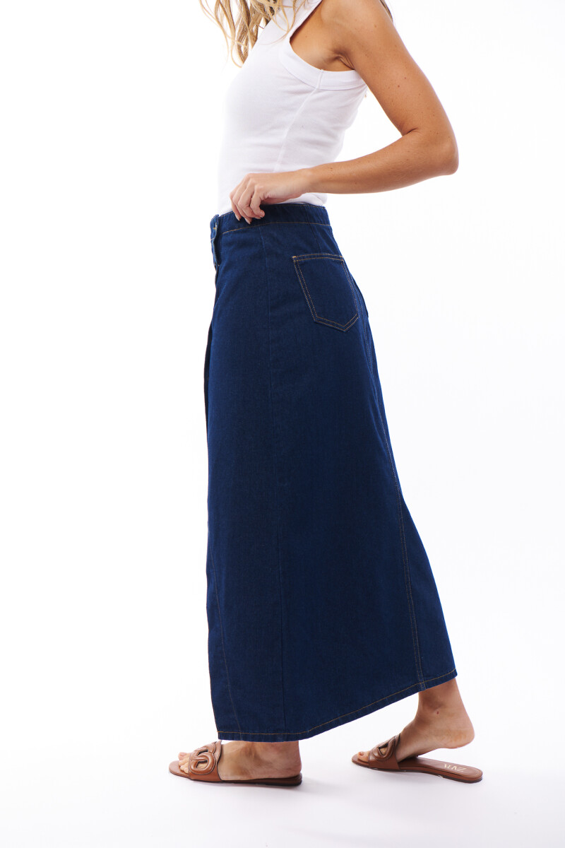 FALDA JEAN LUCINA AZUL OSCURO