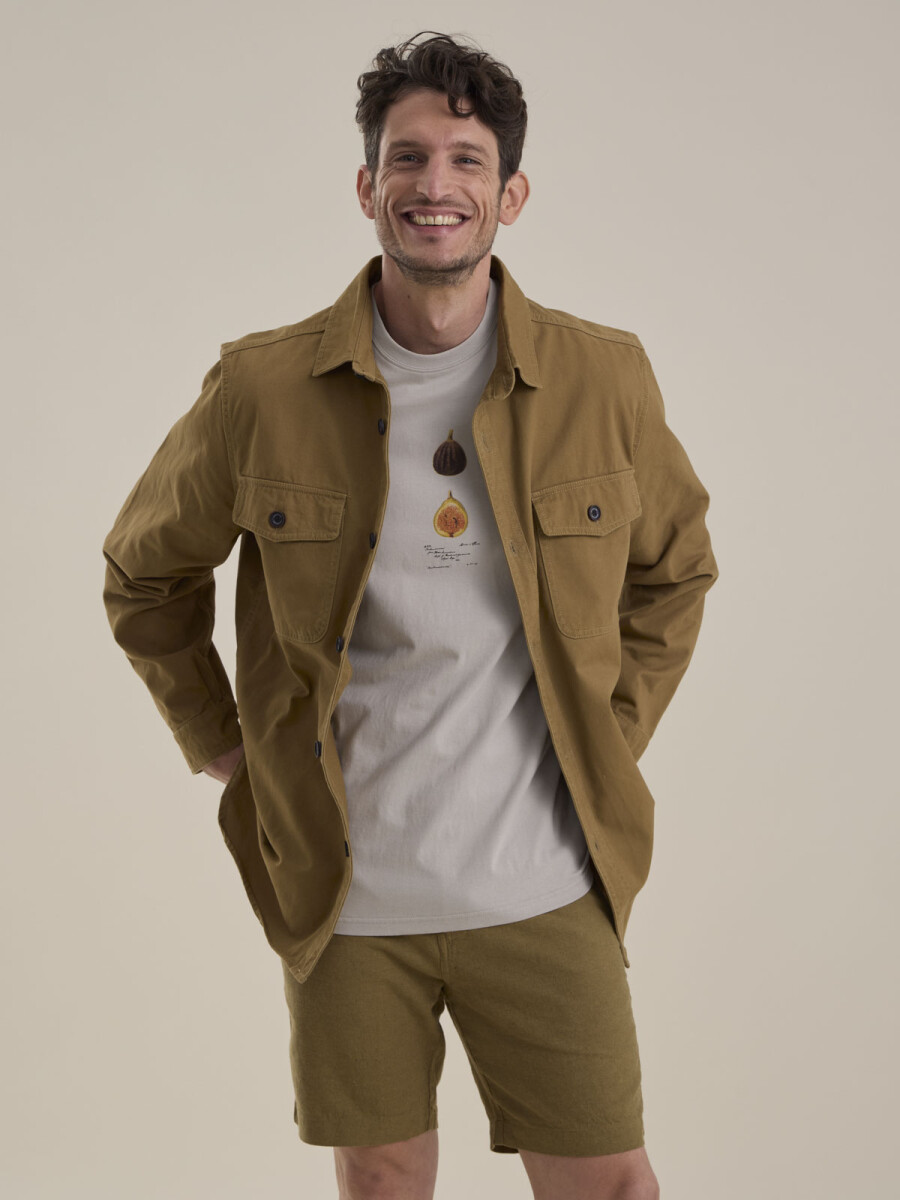 OVERSHIRT PRAGA - MOSS GREEN 