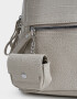 Mochilas Urbanas Mochila Efecto Croco Con Charm - Marron Beige