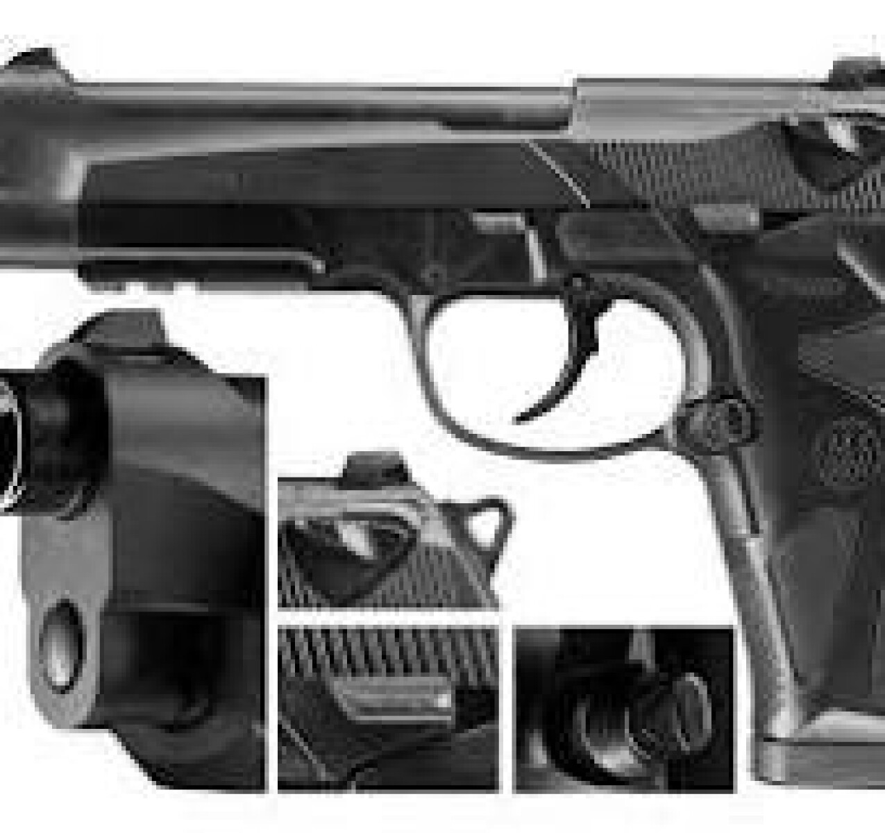 PISTOLA UMAREX MOD BERETTA AIRSOFT 90TWO CAL 6MM 