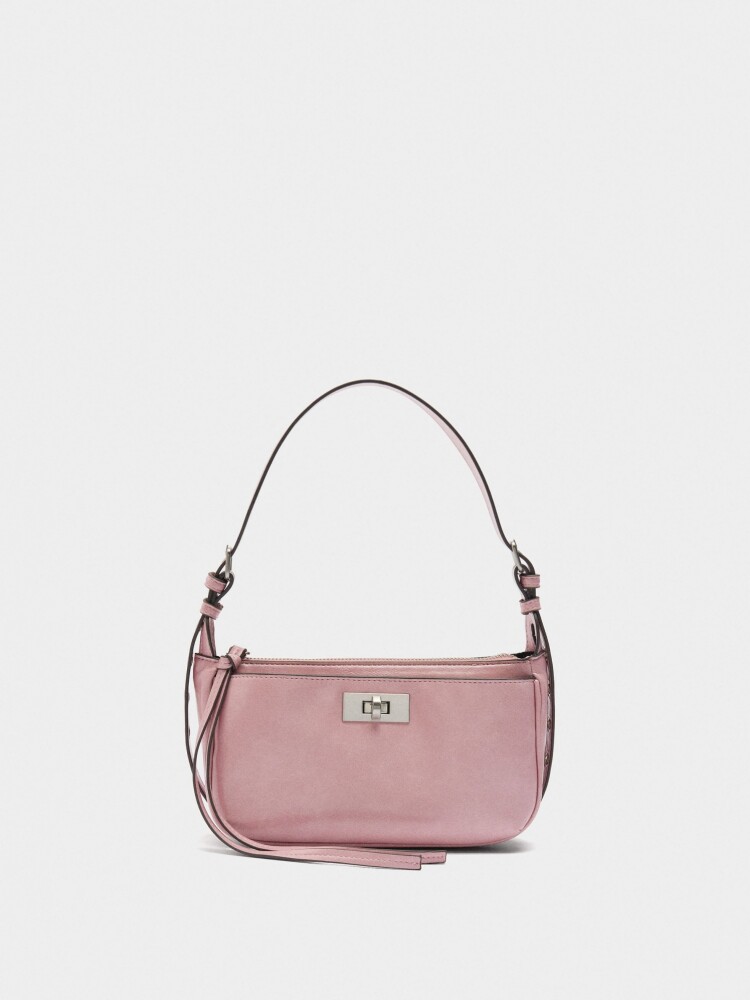 Bolso De Hombro Asa Con Tachuelas S rosa