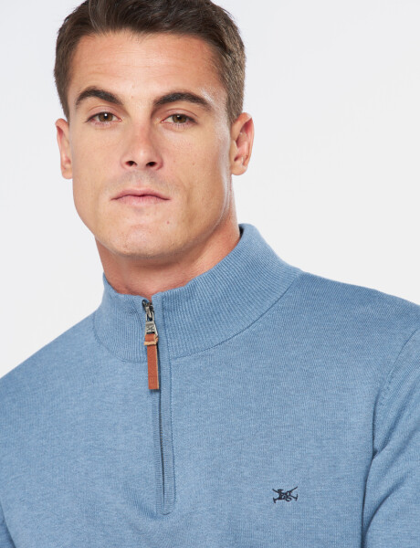 BUZO TEJIDO MEDIO CIERRE Denim