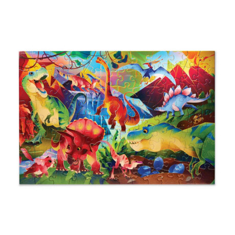 Puzzle Holográfico Crocodile Creek 100 Piezas 45 cm x 60 cm Dinosaurio
