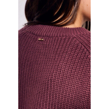 Sweater Borgoña