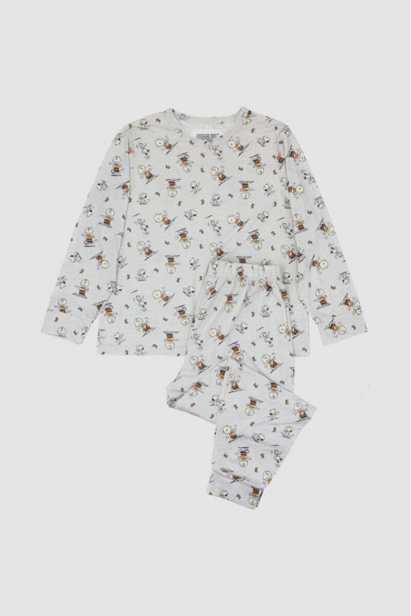 Pijama goodness & grief - Gris claro 