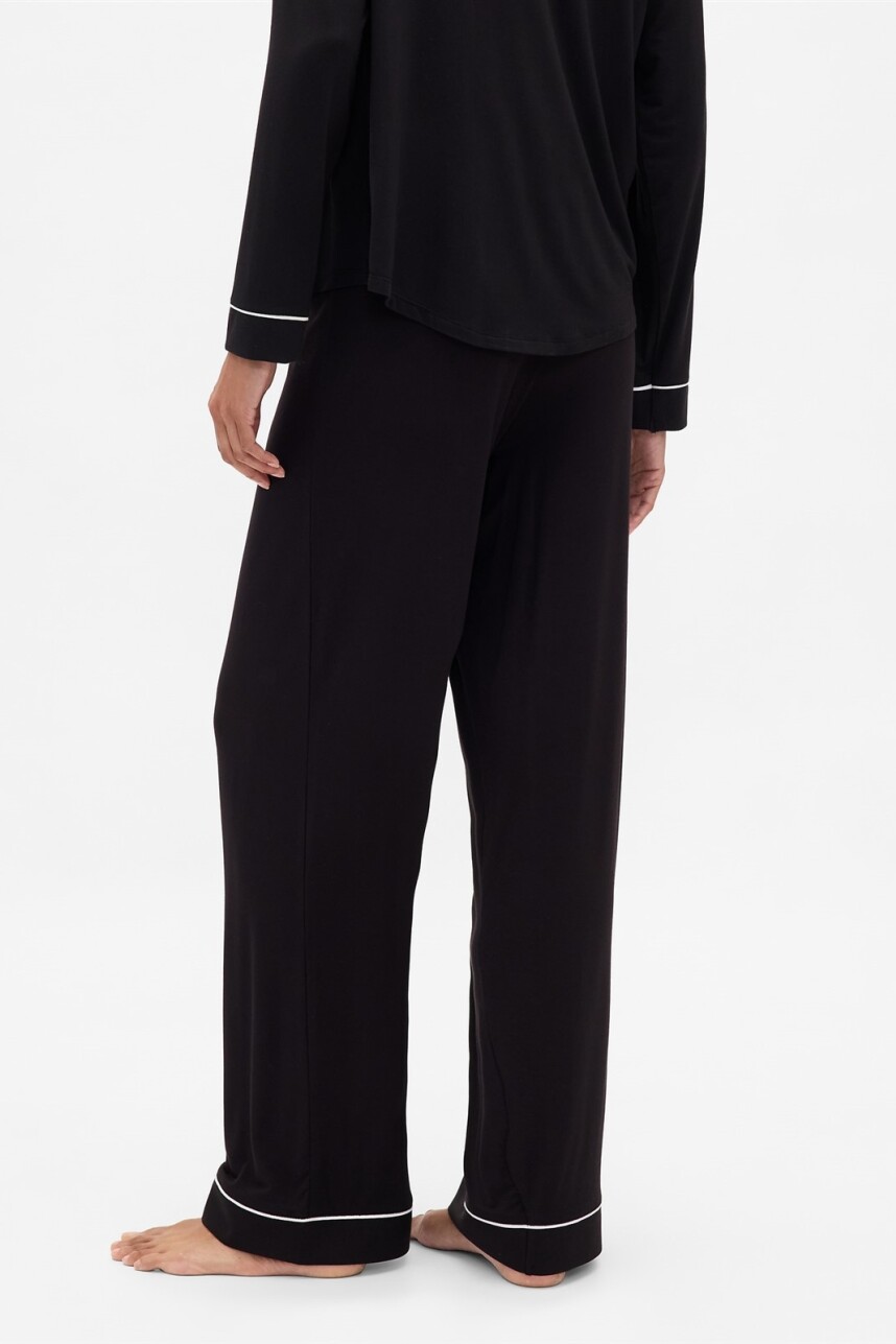 Pijama Pantalón De Modal Mujer Black