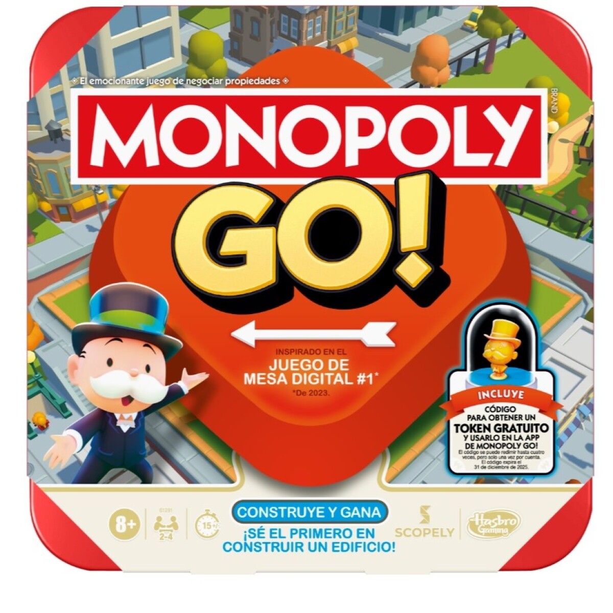 Juego De Mesa Hasbro Monopoly Go Universo Binario 