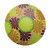 Individual Redondo Varios Diseños 30 cm Naranjas
