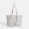 Cartera Tote Dama Lisa Similcuero Blanco