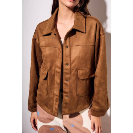 Sobrecamisa Gamuza Camel