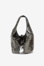 SHOPPER MINI SEQUIN Gris