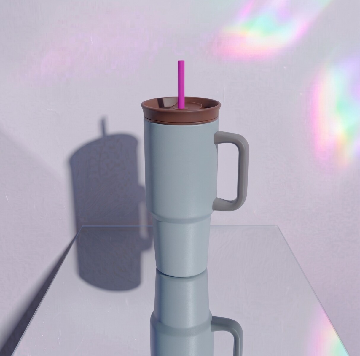 Vaso térmico de acero inoxidable Tumbler 1200ml - Gris 