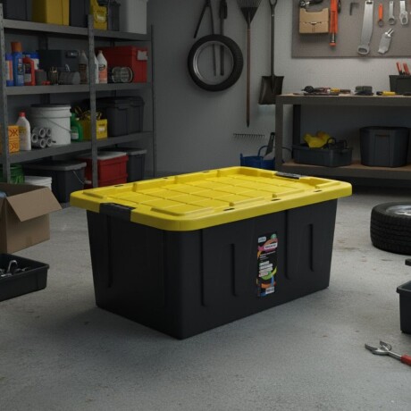 Baúl multiuso 110lts NEGRO