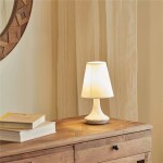 LAMPARA DE MESA BASE PORCELANA 16X16X30CM BLANCO LAMPARA DE MESA BASE PORCELANA 16X16X30CM BLANCO