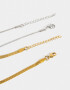 Pulseras Flexibles Sets Acero quirúrgico Set De Pulseras Mixplating - Combinacion Bicolor