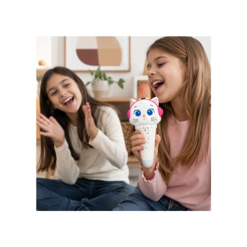 Micrófono Karaoke Inalámbrico Para Niños Gatoblanco
