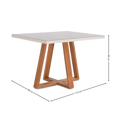 Mesa De Comedor Mara Canela Off White