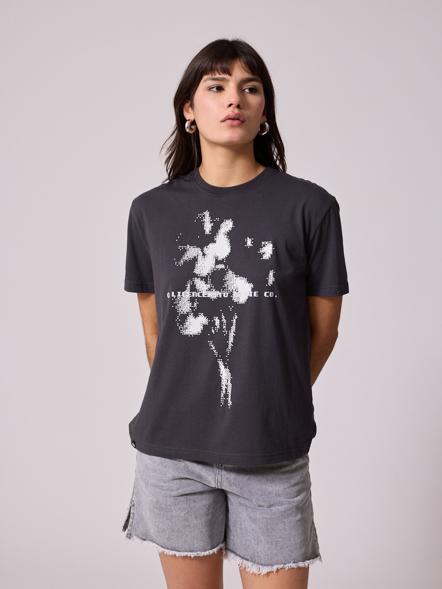 T-SHIRT TIBAN DIXIE Gris Oscuro