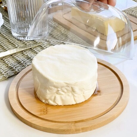 Quesera Bambú Con Tapa Acrílico Alto 10cm x Diámetro 20cm Quesera Bambú Con Tapa Acrílico Alto 10cm x Diámetro 20cm
