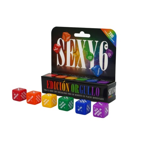 Dados Eróticos SEXY 6 Edición Orgullo Dados Eróticos SEXY 6 Edición Orgullo