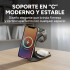 Base De Carga Inalambrica 3 En 1 Magnetico P Iphone 15W Fast Color Negro