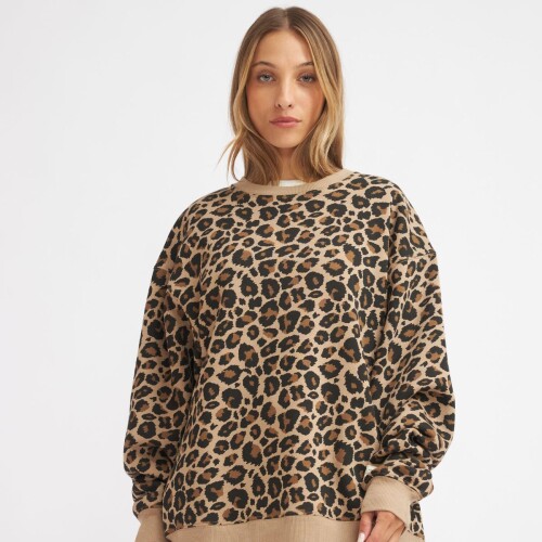 Buzo Animal Print N+ Beige