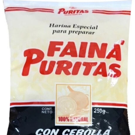 HARINA DE FAINA PURITAS 250G C/CEBOLLA HARINA DE FAINA PURITAS 250G C/CEBOLLA