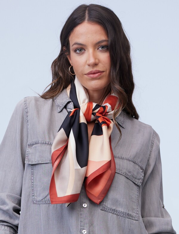 Pashmina Print TERRACOTA/MULTI