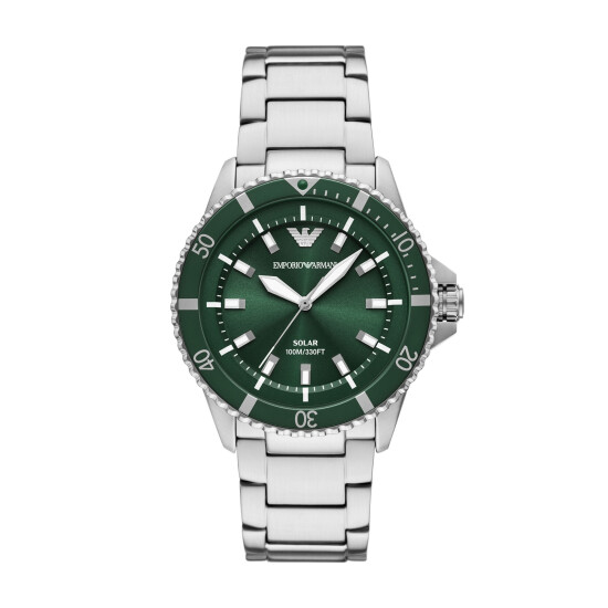 Reloj EMPORIO ARMANI WORD EXPLORER Acero Plateado Esfera 42mm 0