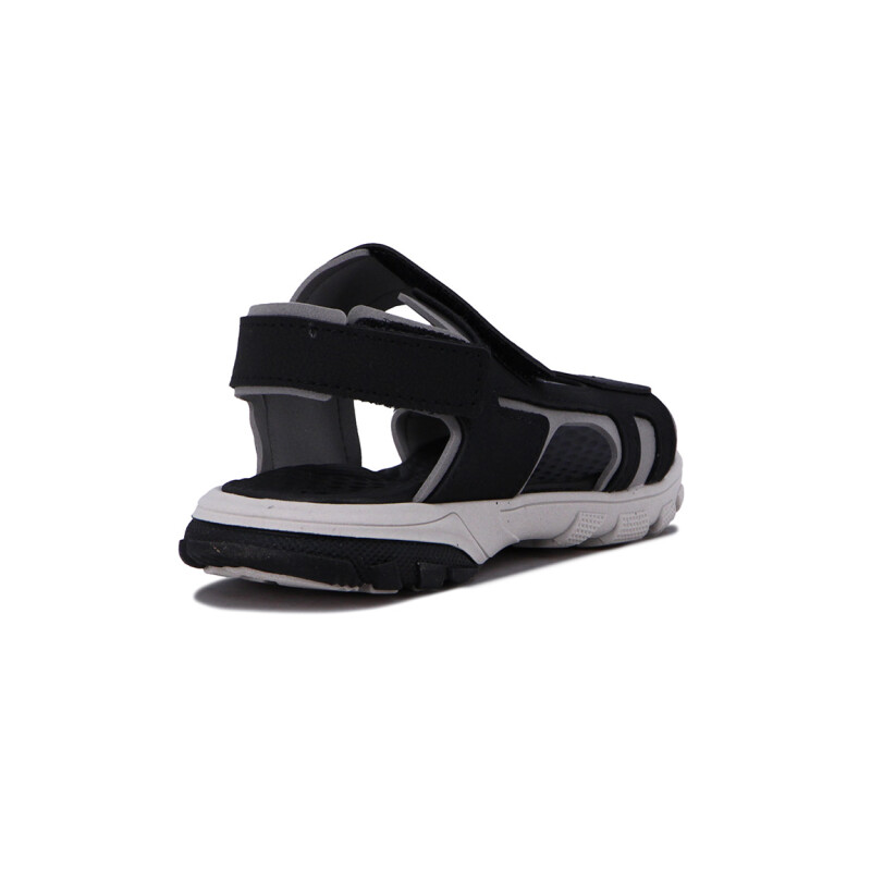 Molekinho Sandalia Dos Tiras C/ Velcro Negro