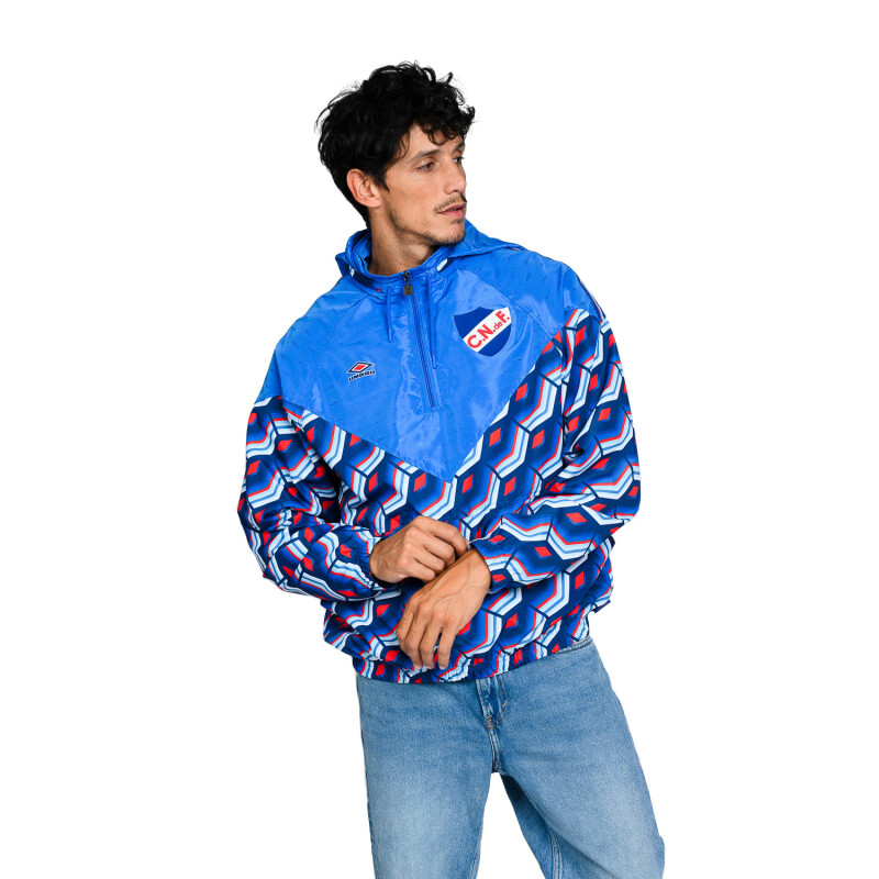 Canguro de Hombre Umbro Windbreaker Panelled Azul Royal - Azul Marino - Rojo