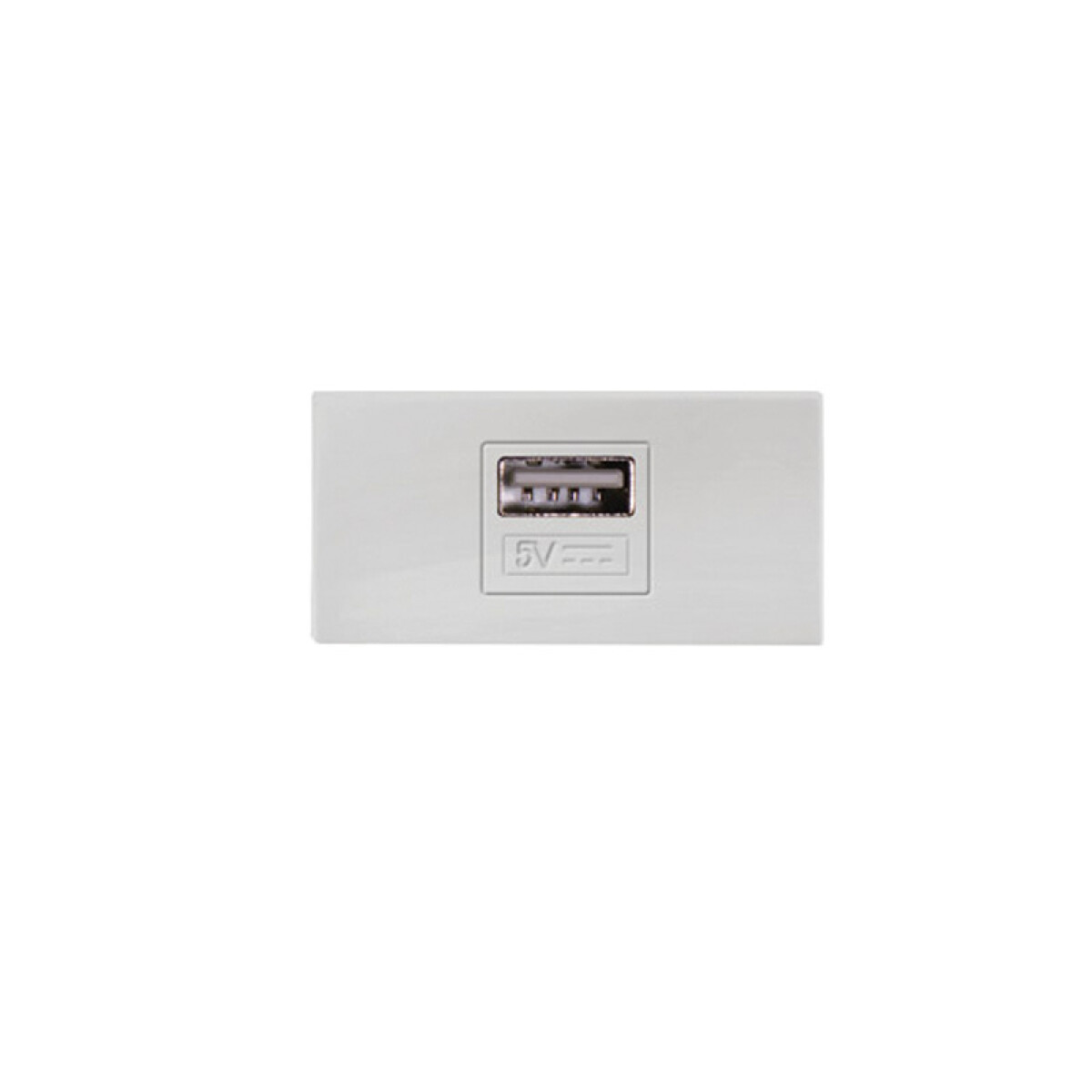 Módulo Cargador USB 5V 2.4A Reggio Blanco 