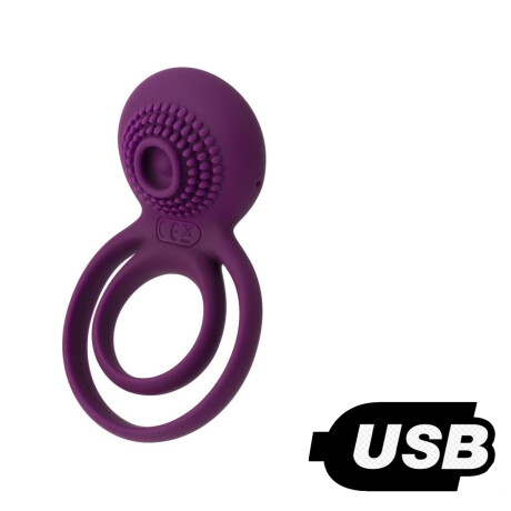 Anillo Vibrador Doble para el Pene y Clítoris Tammy Anillo Vibrador Doble para el Pene y Clítoris Tammy