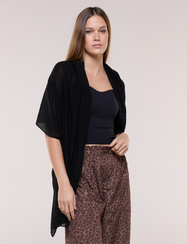 Pashmina Brillos NEGRO