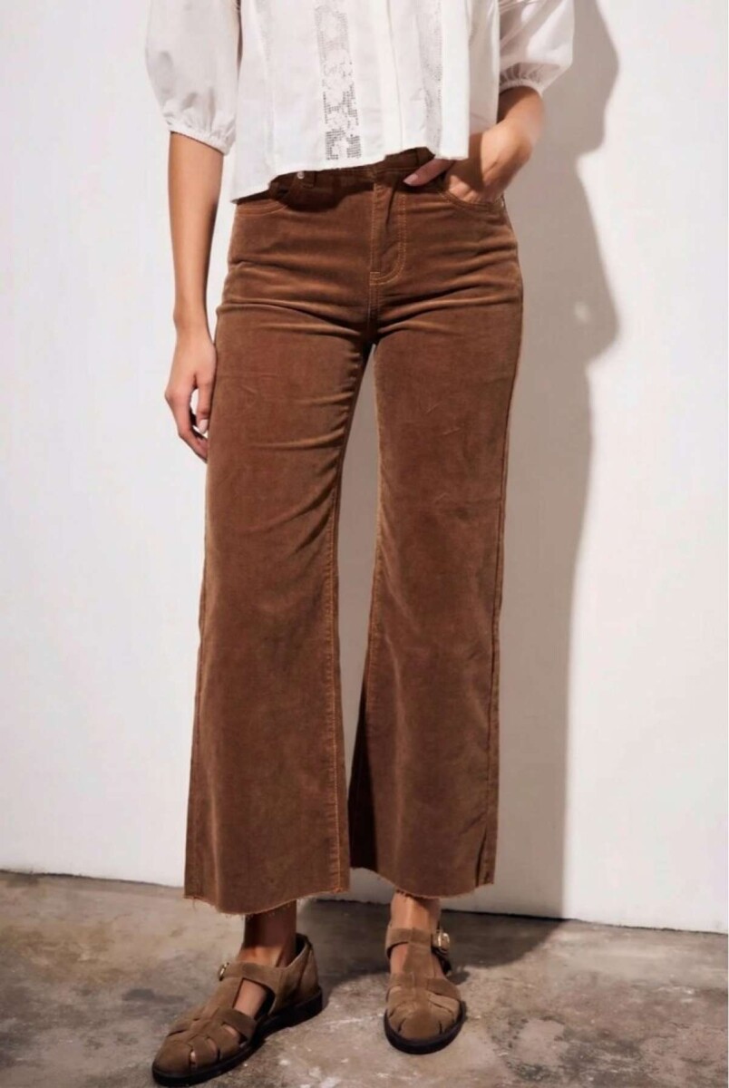 Jean Flared Wide Leg - Chocolate 