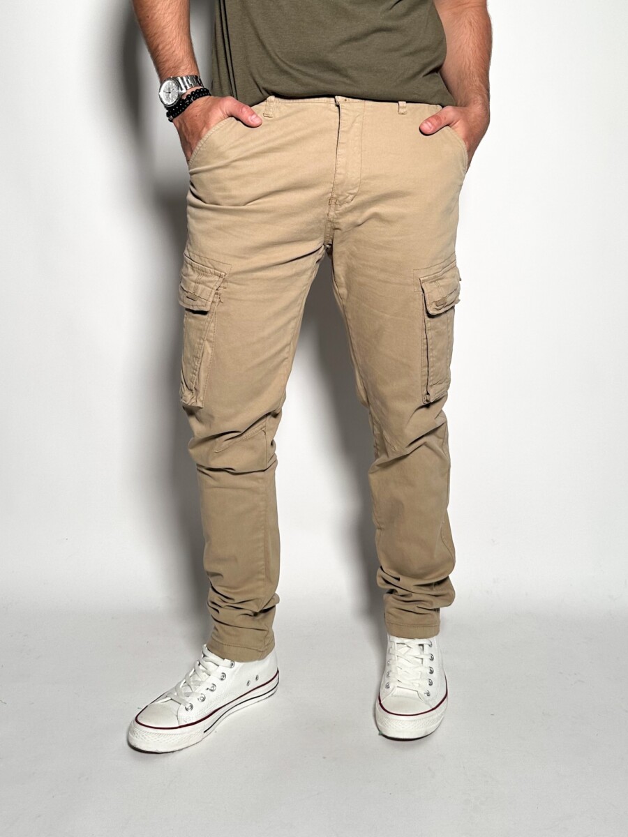 Pantalon Cargo Scar - Beige 