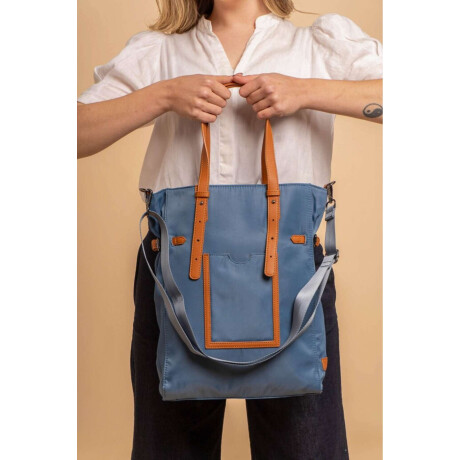 Bandolera Bromelia Azul Denim C/Suela