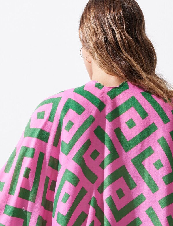 Kimono Printed FUCSIA/MULTI