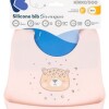 Babero silicona KIKKABOO Rosa savanna
