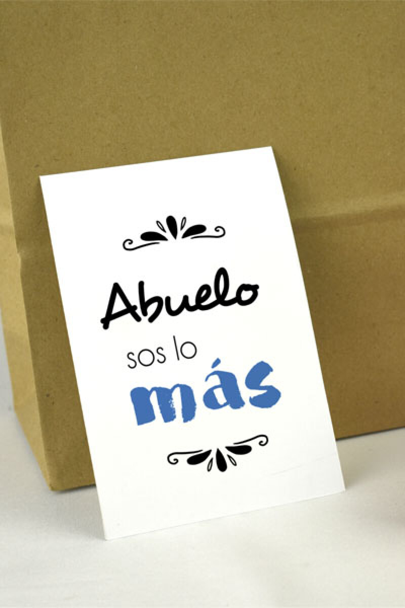 Tarjeta abuelos 10x15. - DISEÑO 6 
