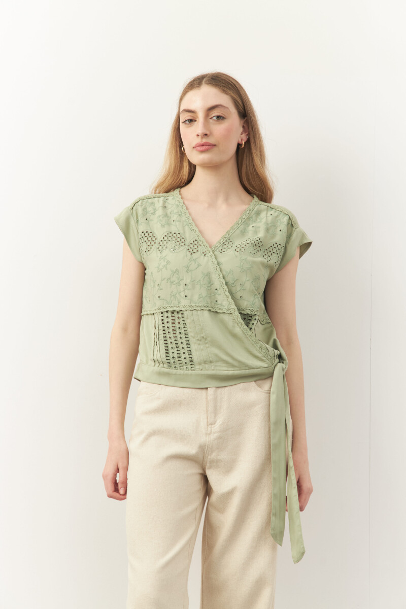 BLUSA ANASTASIA - Verde Hierba 