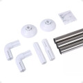 Palo para Cortina de BaÃ±o de 3 Tramos de Acero Inoxidable Palo para Cortina de BaÃ±o de 3 Tramos de Acero Inoxidable