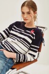 Remera Line Patch Azul