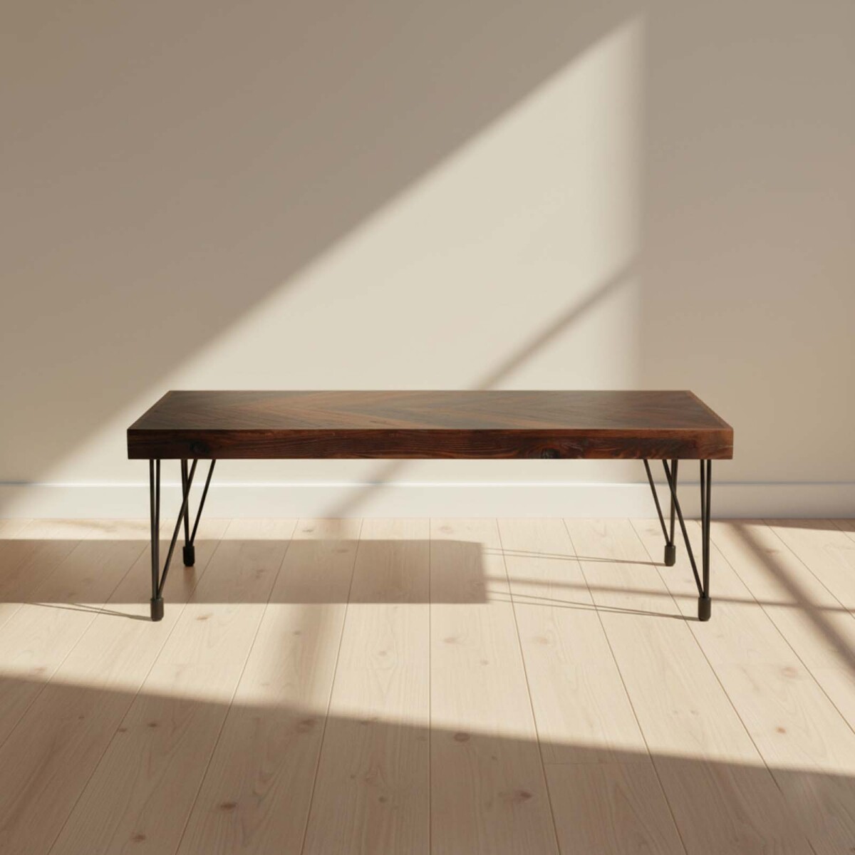 MESA RATONA - MADERA MARRON PARQUET CASTAÑO 