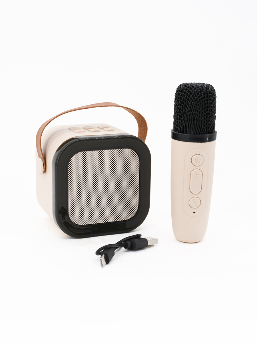 PARLANTE CON MICROFONO - BLANCO 