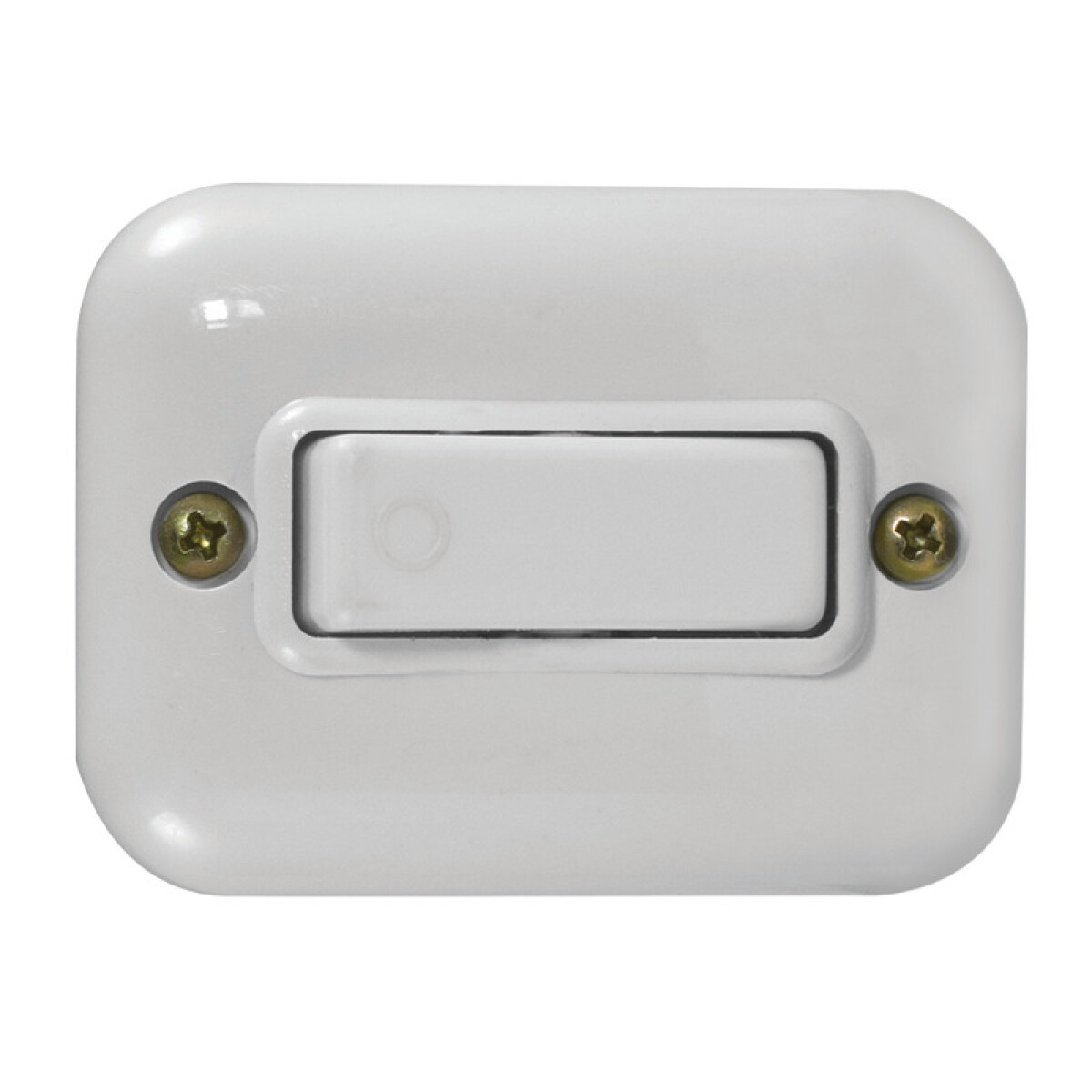 Caja exterior con pulsador 10A blanco, Vulcano - M41160 